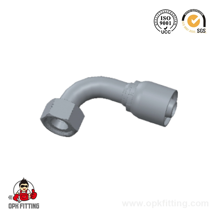 24291-RW 90° ORFS Female Flat Seat